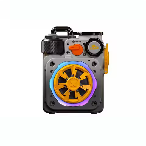 New Muzen-Original Portable Bluetooth Speaker, XOG, IPX5 Waterproof, Mini Wireless Sound Box, RGB Li