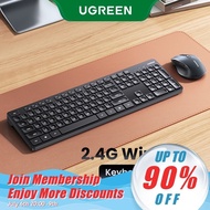 UGREEN 2.4G Keyboard 104 Keys Concave Keycaps for Laptop PC