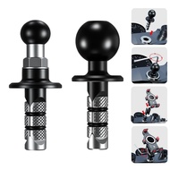 【Worth-Buy】 Aluminum Base Rubber Motorcycle Bike Mount Fork Stem Base With 17mm 25mm For Action Cameras Accesories