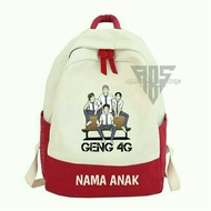 DOT DESAIGH Gang 4G Children's School Backpack Free name