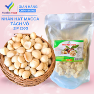 Nhân Hạt Macca Vỡ Đôi Zip Hút Chân Không VietTin Mart