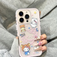Fancy Hello Kitty BearGirl Casing Realme C75X C75 C71 Note 70 C85 Pro C65 Narzo 50I Prime 10 Pro 5G 