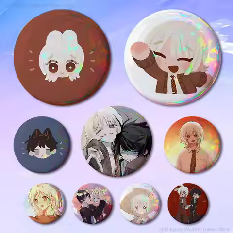 Game S-Saihate S-Station Custom Badges 75mm 44mm 25mm Brooch Backpack Hat Enamel Pins Accessories To