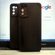 Black matte softcase Samsung A03, Samsung A03 Core, Samsung A03s solid Black silicone phone case