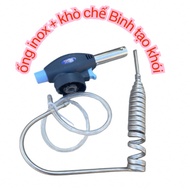 6mm stainless steel smoke nozzle + smoke generator torch with 50cm K2 wire