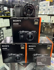 全新 行貨Sony A6400 Mirrorless Camera 連16-50mm KIT SET 鏡頭 ILCE-6400L + LENS 原廠 SONY 保養 相機 索尼 A 6400 6400L SEL 銀河攝影器材公司