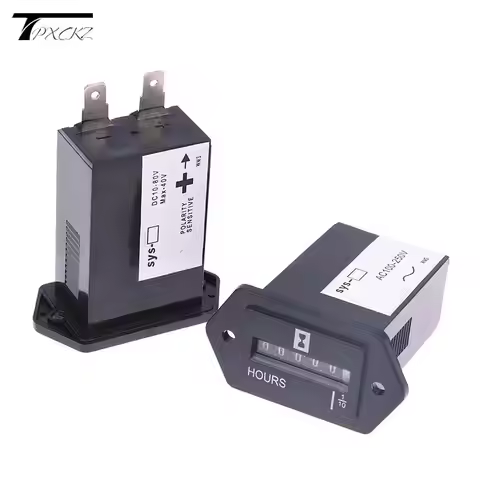 Complete Sealed Quartz Timer Counter SYS-1 6 Digits 100-250V AC220V Hour Meter Digital Industrial Me