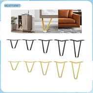 [mojotorw7] Steel Furniture Legs Sofa Cabinet Legs with Silicone Pads Non Sofa Feet for Cabinet Bed 