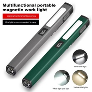 LED Portable Flashlight 120LM Medical Handy Pen Light with Pen Clip 400mAh Working Inspection Rangin