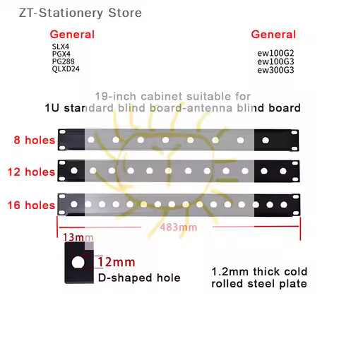 1pcs SLX4 PGX4 PG288 EW100G2 G3 Wireless Microphone Rack Mounting Bracket Kits For Sennheiser Shure 