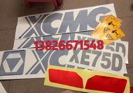 สติกเกอร์ติดรถยนต์ XE60DA XE215D ทั้งหมด XE200 XE225สติ๊กเกอร์แปะประตูด้านข้างสติ๊กเกอร์ถ่วงน้ำหนัก 