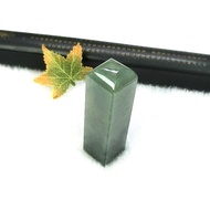 [Disk Crystal] [Gentleman Ruyu] Laokeng Ice Waxy Green~Square Seal Printing Material KA-14 (Height 5