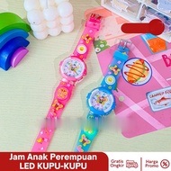 3D girls' watch for ages 3-15 years. Children's watch with 3D Butterfly WT print.