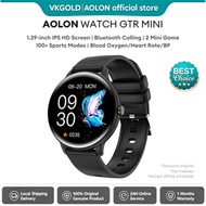 Aolon Huafit GTR Mini Smart Watch | Bluetooth Call | Custom Wallpaper | Jam Running Pria Pace | 115 