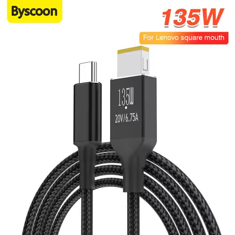 20V 6.75A 135W Laptop Charger for Lenovo Legion Y9000P Y9000K Y7000P Power Adapter Type C to USB Sli