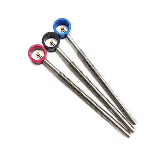Archery Sight Pin 8-32 Screw Thread Metal Sight Pin For 6 Inch And 9 Inch Recurve Bow Sight Black/Re