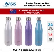 Oasis Lustre Stainless Steel Insulated Water Bottle 500ML