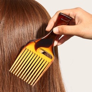GB Afro Hair Pick Comb Smooth Fork Combs Lightweight Plastic Styling Tool