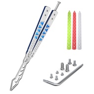 Nabalis G10 Butterfly Balisong Trainer - Folding Knife Unsharpened - Butterfly for Practicing Flippi