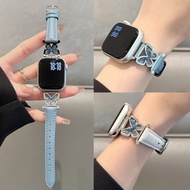 Butterfly Leather Watch Strap For A-pple Watch Strap Watch Series10 Series9 Series8 7654321,SE2, Ult