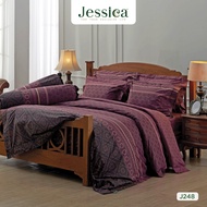 Jessica Cotton mix พิมพ์ลาย J248 ชุดเครื่องนอน ผ้าปูที่นอน ผ้าห่มนวม เจสสิก้า พิมพ์ลายได้อย่างประณีตสวยงาม