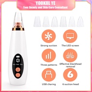 Vacuum Blackhead Remover Electric Pore Suction Facial Cleaner White Heads Remover Ckeyin