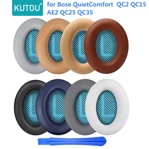 KUTOU Replacement Earpads for Bose QuietComfort 35 QC35 ii QC15 QC25 Ear Pads Cushion QC 35 ii 15 25