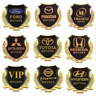 1/2 pieces Car decorations appearance VIP metal car stickers t   e-dimensional personality creative 