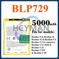 / /spot inventory Battery Realme 5 5i 5s C3 C11 2020 C11 2021 C21 C21Y C20 Battery BLP729 Battery.