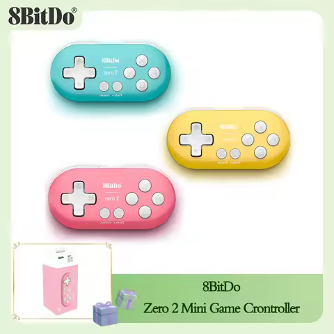 8BitDo Zero 2 Mini Game Crontroller Bluetooth Gamepad compatible with Nintend Switch Windows Android