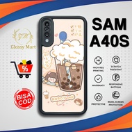 Latest Samsung A04S Case [Boba Cute] Samsung a04s Casing Hardcase Softcase Glossy GlossyMart88