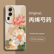 適用花朵opporeno10手機殼新款reno10Pro鏡頭pro+全包rone保護套por女款OPPO十男opo機殼10硅膠opoo春天