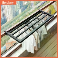 Clothes drying rack dormitory balcony clothes drying pole telescopic thickening perforated quilt bal