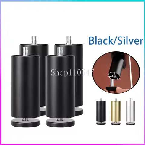 M6/M8/M10 Adjustable Furniture Leg Aluminum Alloy Table Legs For TV Cabinet/Wardrobe/Raised Refriger