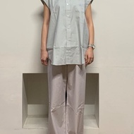 [AURALEE] Legit Washed Finx Twill Sleeveless Shirt
