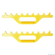 dingdongaa 1 Pair Honeycomb Frame Spacing Rakes Beekeeping Tool for Precise Hive Management