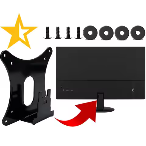 VESA Wall Mount Adapter for MSI MP252L MP242L MP243L Monitor Bracket Mounts to 75x75 100x100 Stand /