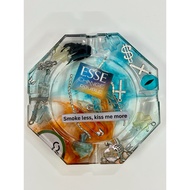 ESSE Change Double Resin Ashtray - Decorative tray "Smoke less, kiss me more" Y2K style, unique gift