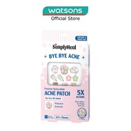 SIMPLY Premium Hydrocolloid Acne Patch Sakuralicious (Tea Tree Oil Added, Waterproof & Breathable) 1