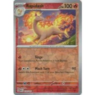 Rapidash - 078/165 - Common Reverse Holo Scarlet & Violet 151 Reverse Holo Singles