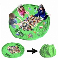 沙灘墊 野餐墊 快速收納束口袋 玩具收納袋 Kids Play Mat Bag Portable Toys Storage