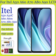 Original For itel A50 A50C A60 A60s A70 A80 A90 LCD Display Touch Screen Replacement