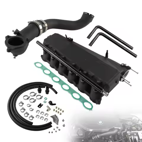 Top Bar & Plate Charge Air Cooler Manifold &Pipe kit For BMW B58 Gen1 M140i M240i 340i 440i 540i 3.0
