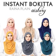 Tudung Instant Bokitta Raina Plain (Borong)