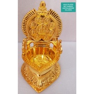 Sri Ganesh Gold Plated BIG Astalakshmi Vilakku