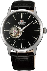 ORIENT FAG02004B0 Esteem II AUTOMATIC Power Reserve Japan Made Open Heart Semi Skeleton Analog Stainless Steel Case Leather Strap WATER RESISTANCE CLASSIC UNISEX WATCH