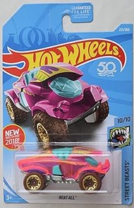Hot Wheels 1:64 Scale Street Beasts 10/10 Pink Beat All 221/365 50TH Anniversary