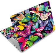 Pretty Butterflies Fashion Netbook Laptop Skin Sticker Reusable Protector Cover Case for 11.6-15.6 I
