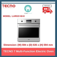 TECNO 7 Multi-Function Electric Oven, LARGO 60-8