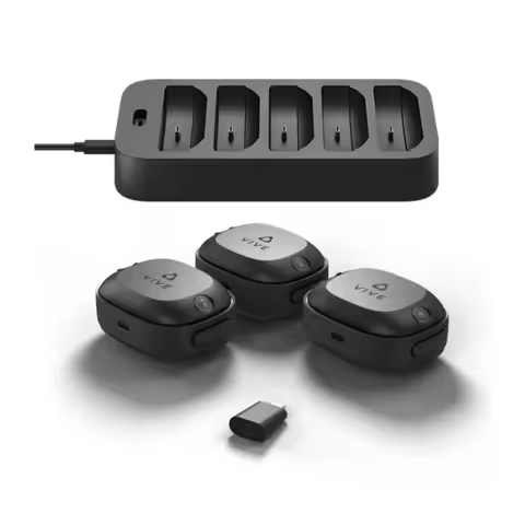 Original HTC Vive Ultimate Tracker 3 + Dongle,VR Full Body Tracking-Compatible with VIVE Focus Visio